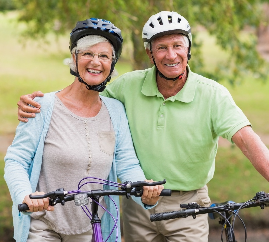 Езда на велосипеде для пожилых